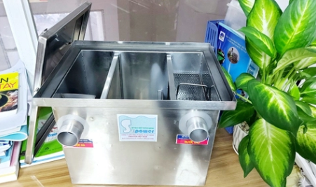 Bể tách dầu mỡ nhà hàng 30L